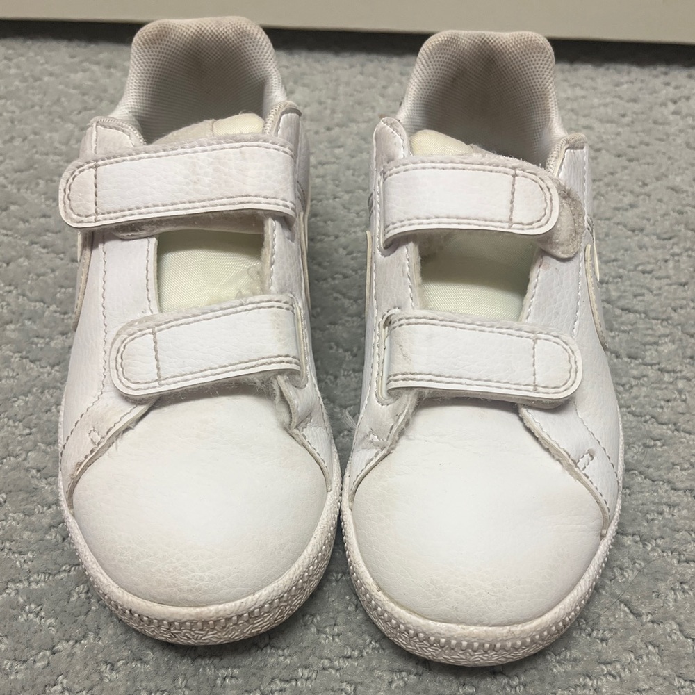 White Nike sneakers